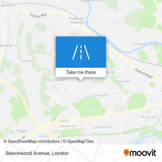 Beechwood Avenue map