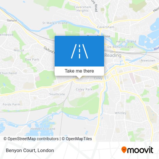 Benyon Court map