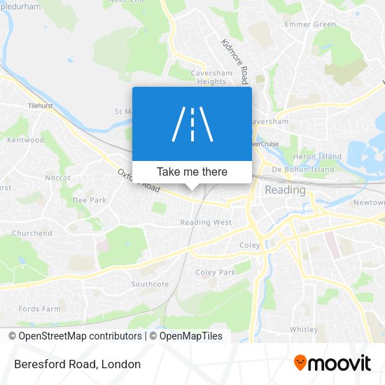 Beresford Road map
