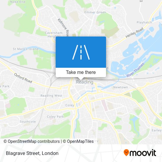 Blagrave Street map