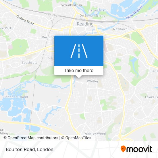 Boulton Road map