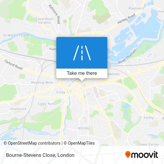 Bourne-Stevens Close map