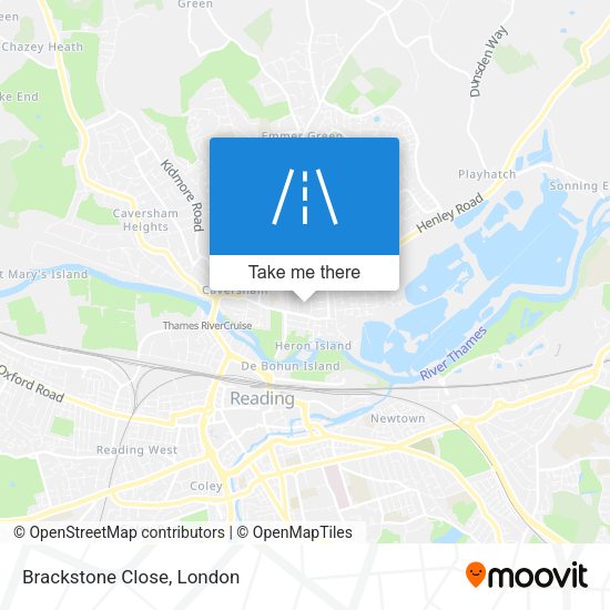 Brackstone Close map