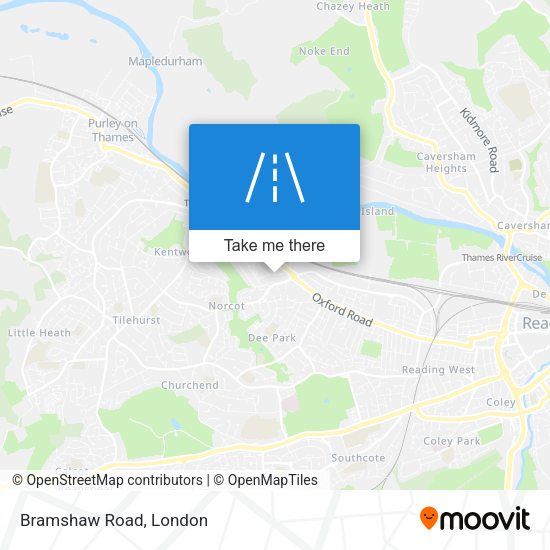 Bramshaw Road map