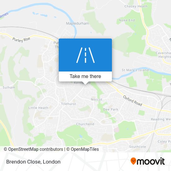 Brendon Close map