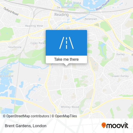 Brent Gardens map