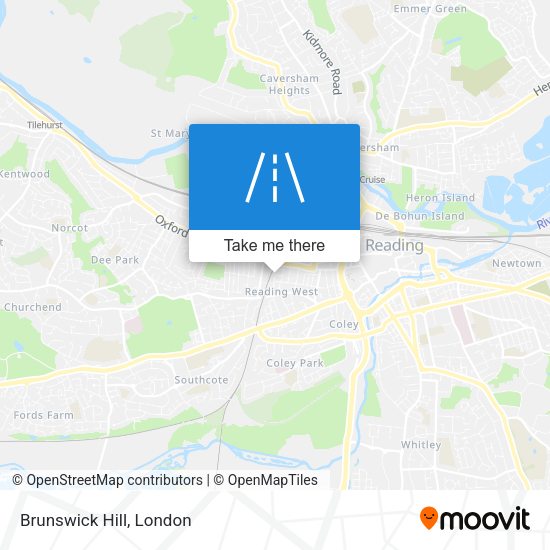 Brunswick Hill map