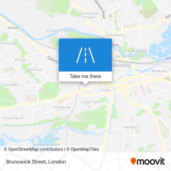 Brunswick Street map