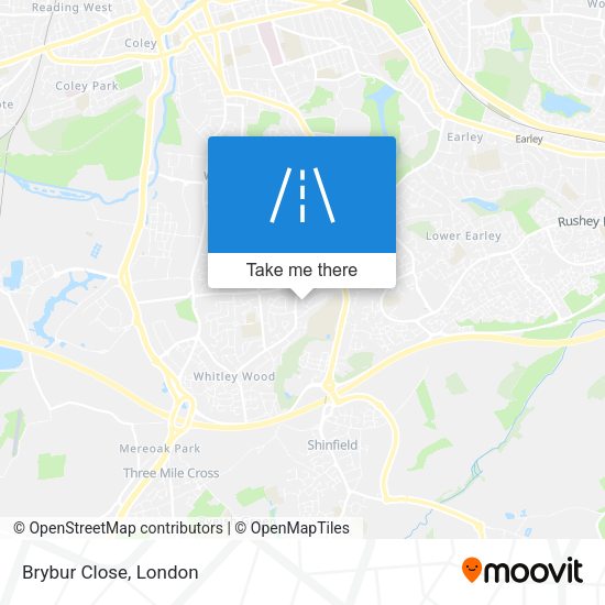 Brybur Close map