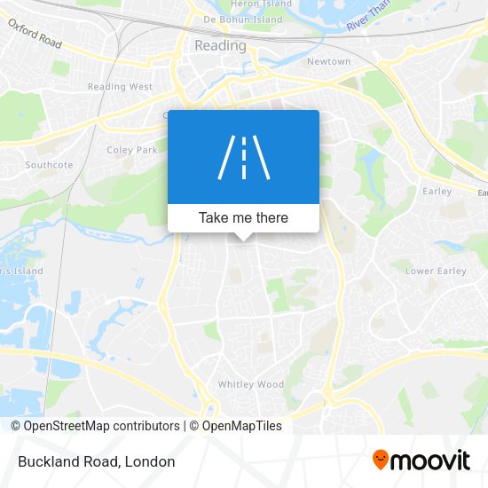 Buckland Road map