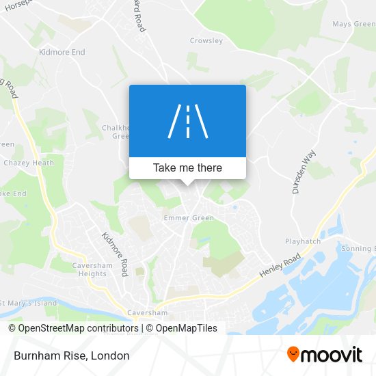 Burnham Rise map