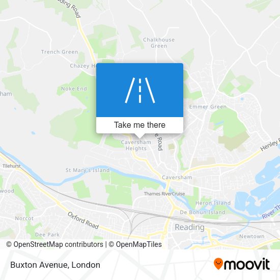 Buxton Avenue map