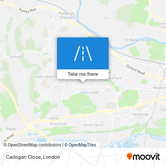 Cadogan Close map