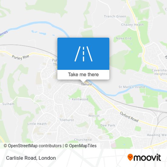 Carlisle Road map