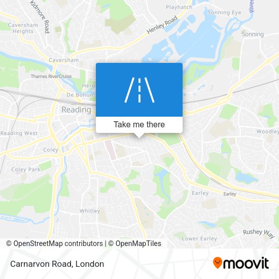 Carnarvon Road map