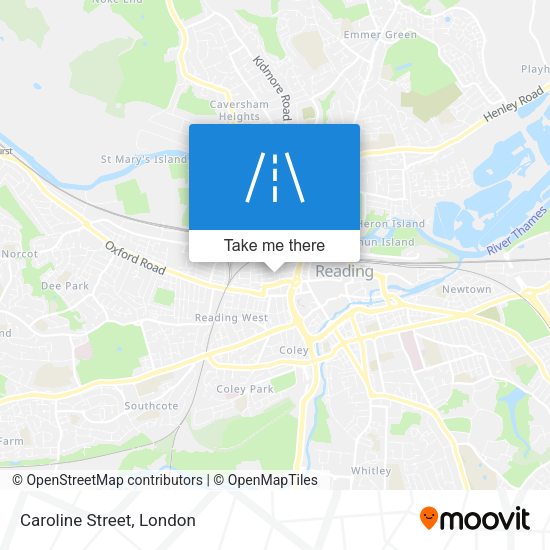 Caroline Street map