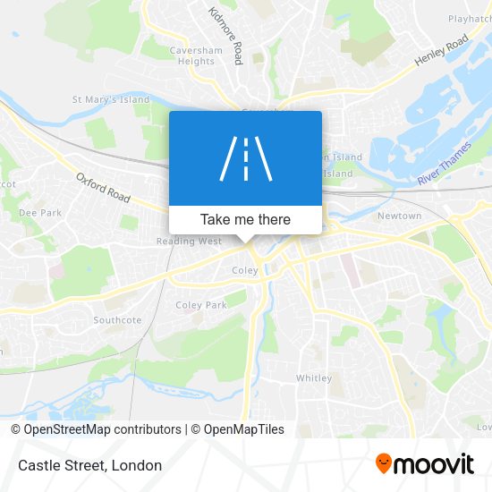 Castle Street map