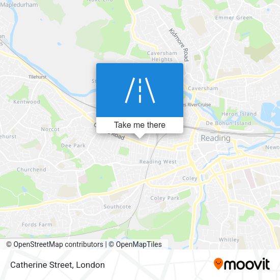 Catherine Street map