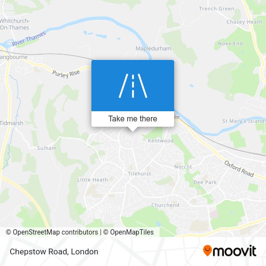 Chepstow Road map