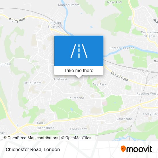 Chichester Road map