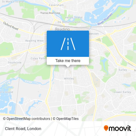 Clent Road map