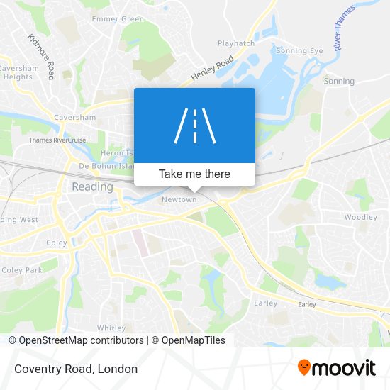 Coventry Road map