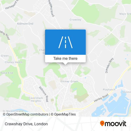 Crawshay Drive map