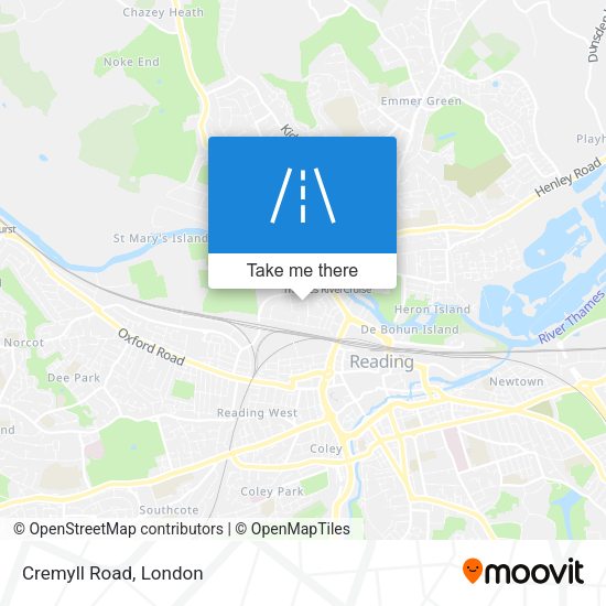 Cremyll Road map