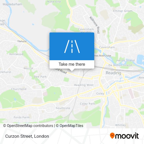 Curzon Street map