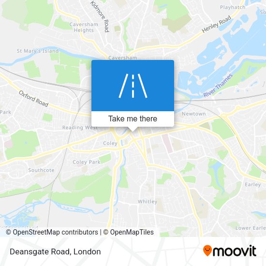 Deansgate Road map