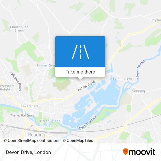 Devon Drive map