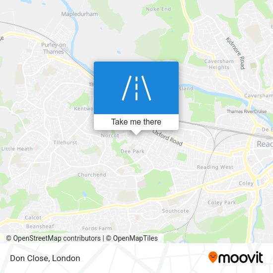 Don Close map