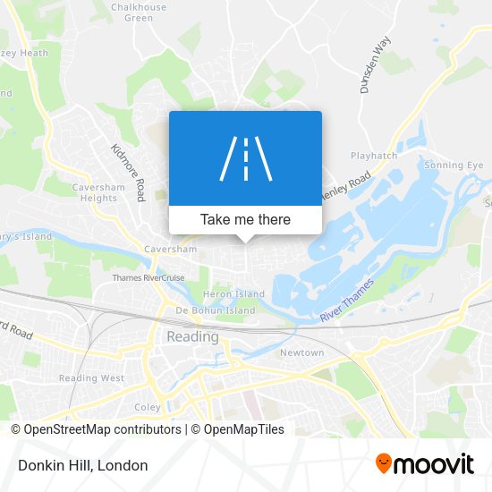 Donkin Hill map