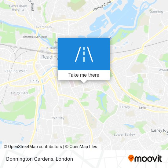Donnington Gardens map