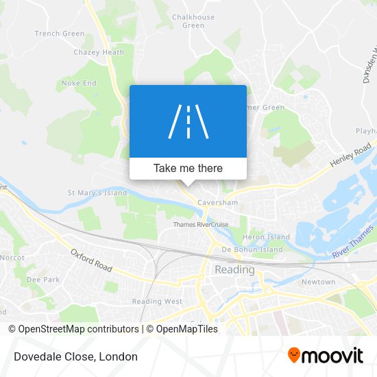 Dovedale Close map
