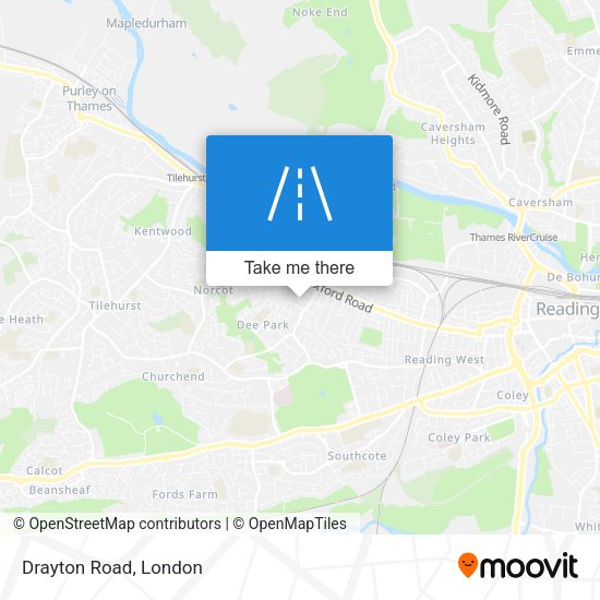 Drayton Road map