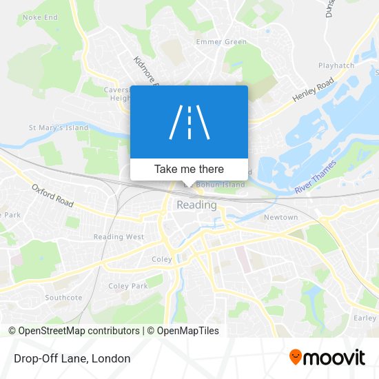 Drop-Off Lane map