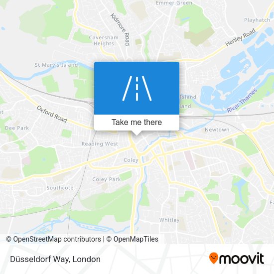 Düsseldorf Way map