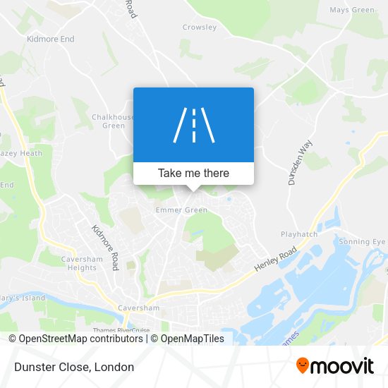 Dunster Close map