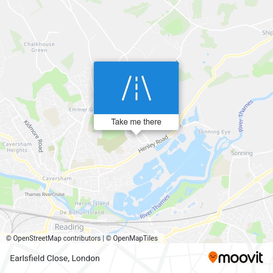 Earlsfield Close map