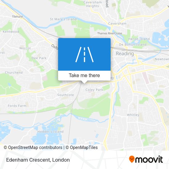 Edenham Crescent map