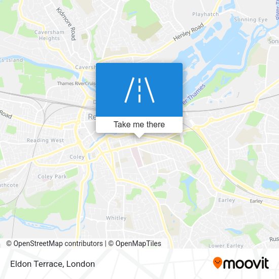 Eldon Terrace map