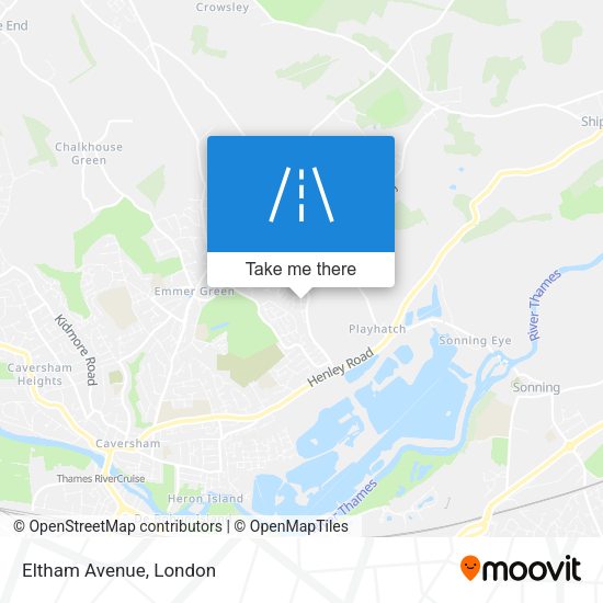 Eltham Avenue map