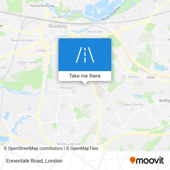 Ennerdale Road map