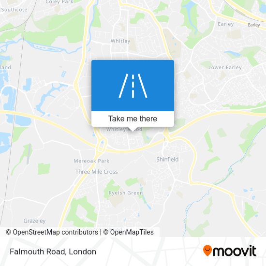 Falmouth Road map