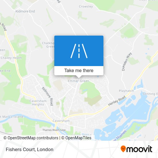 Fishers Court map