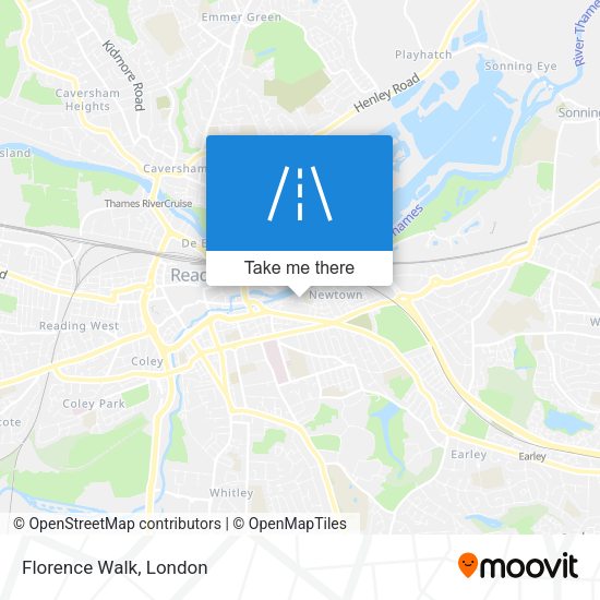 Florence Walk map