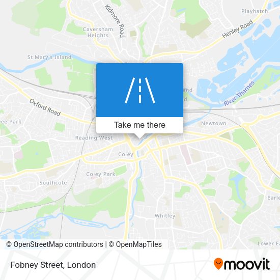 Fobney Street map