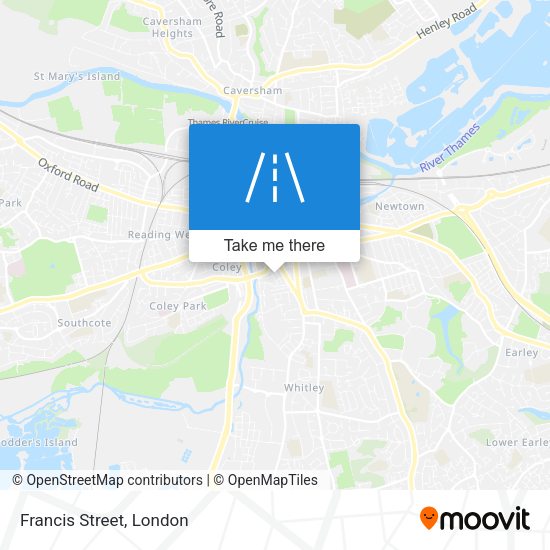 Francis Street map