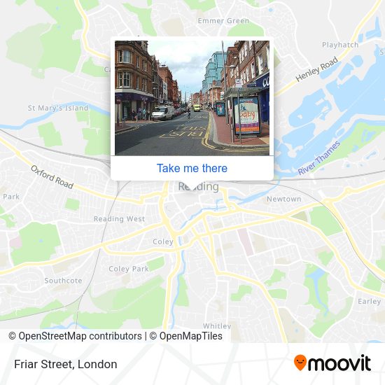 Friar Street map